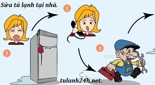 Sửa chữa tủ lạnh tại Phú đô
